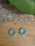 Pampilles en résine Elisa – Bleu