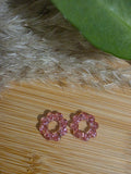 Pampilles en résine Elisa – Rose