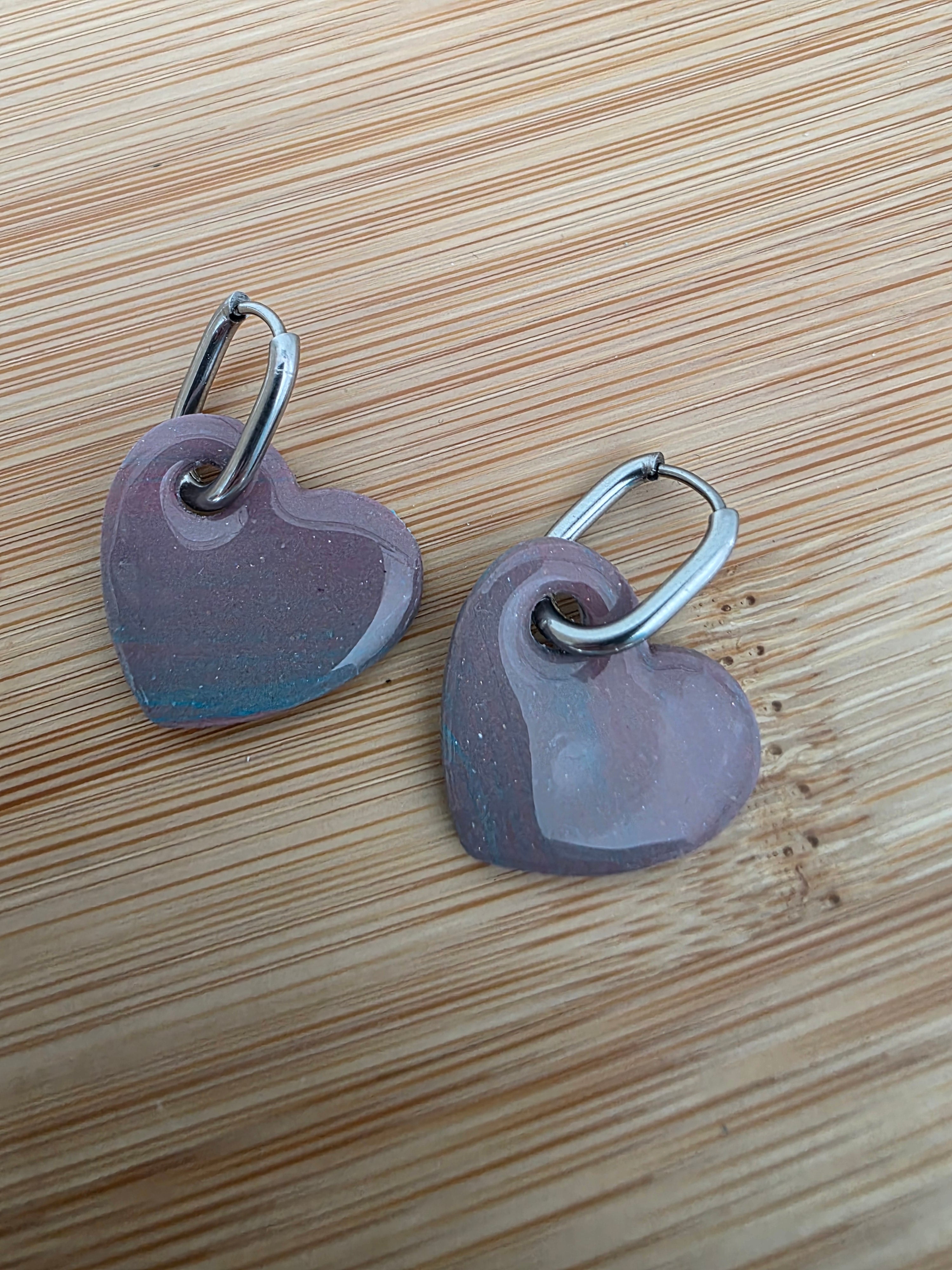 Pampilles modèle Coeur suspendu - couleur nova- la fabrique à pampilles