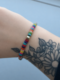 Bracelet Heishi Multicolore – Perles Rondelles