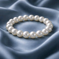 Bracelet full blanc en perles rondes 10mm