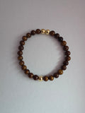 Bracelet perles marron