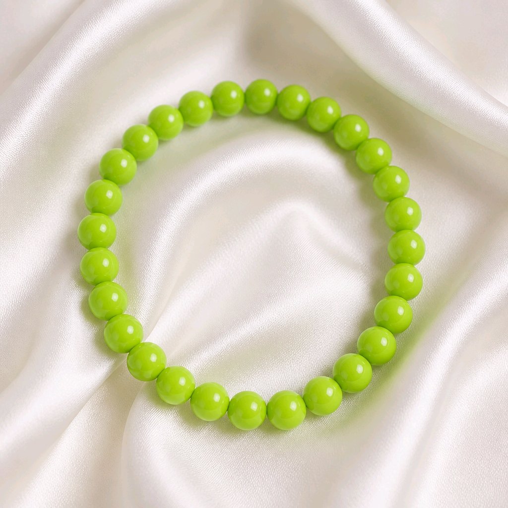 Bracelet fluo vert uni