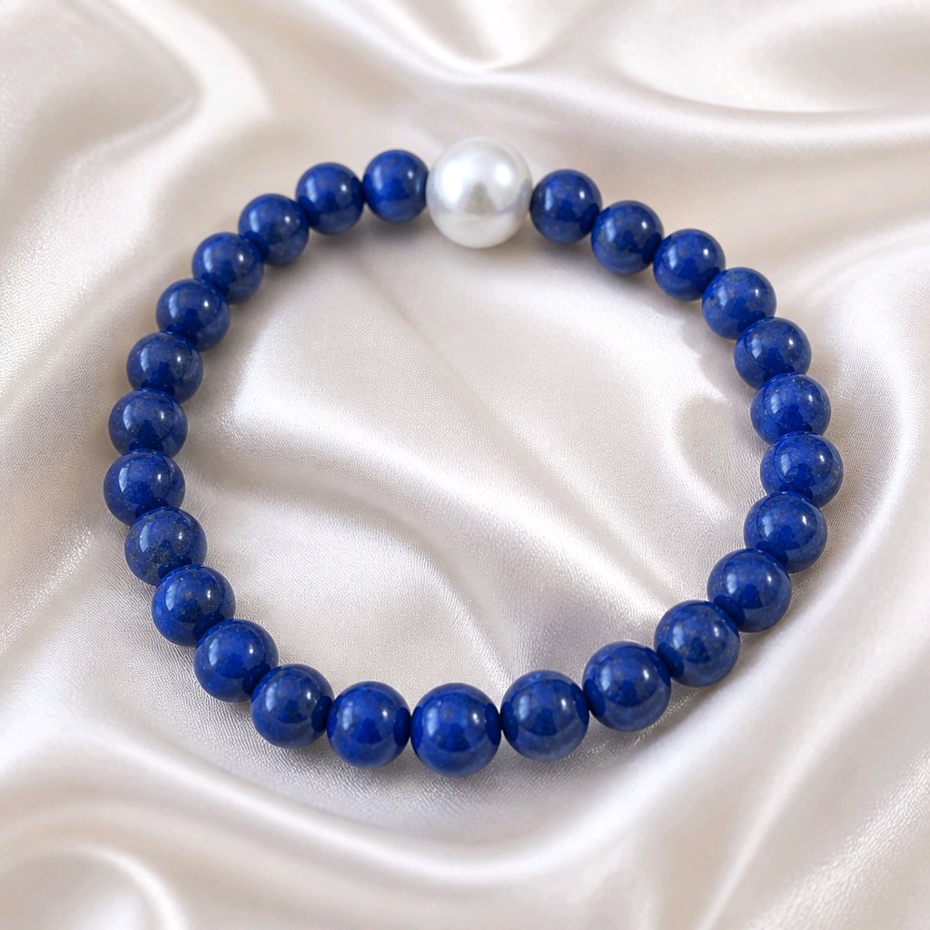 Bracelet elastique bleu marine