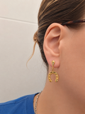 Boucle d'oreille fer à cheval
