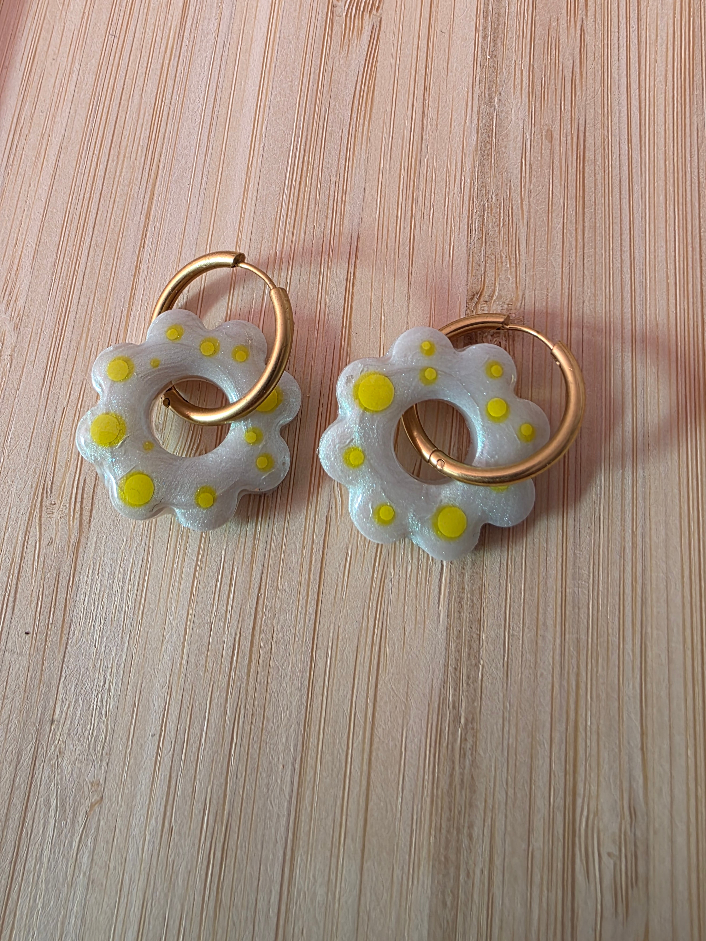 Pampilles Sixtie a pois jaune