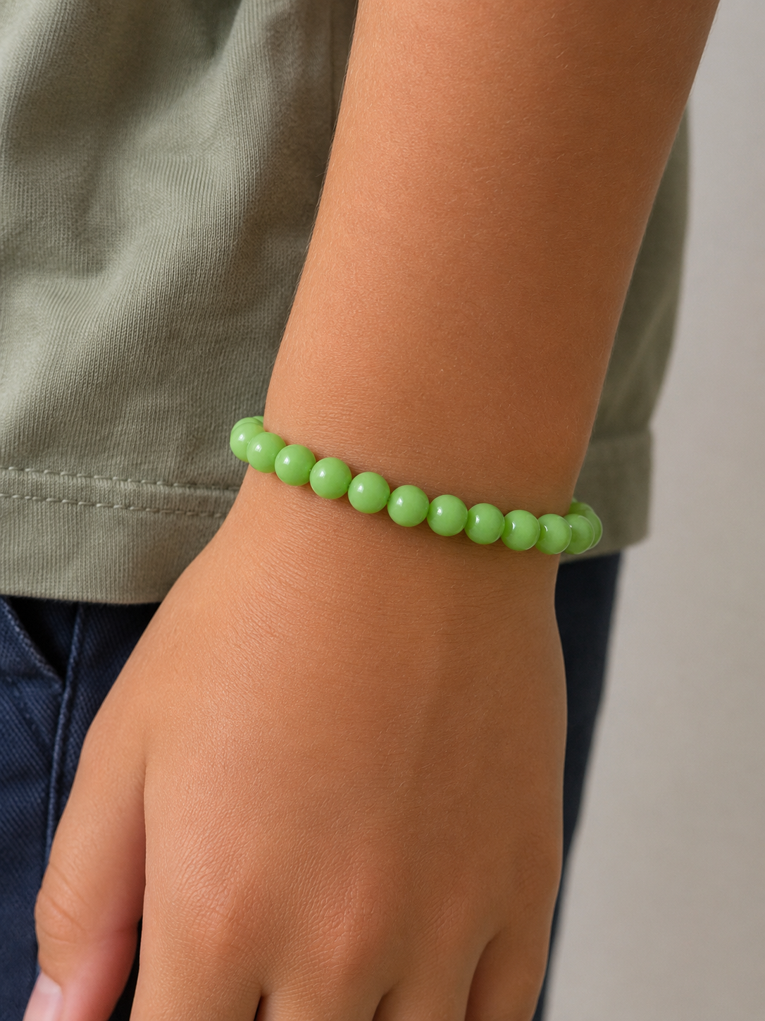 Bracelet enfant vert fluo