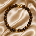 Bracelet perles marron