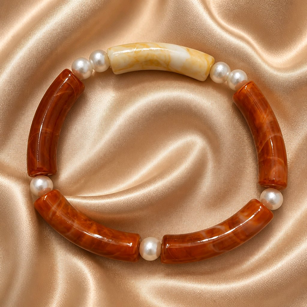 Bracelet tubes orange