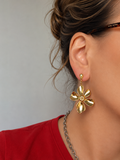 Boucles d'oreilles grande fleur -Elsa