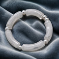 Bracelet tubes full blanc