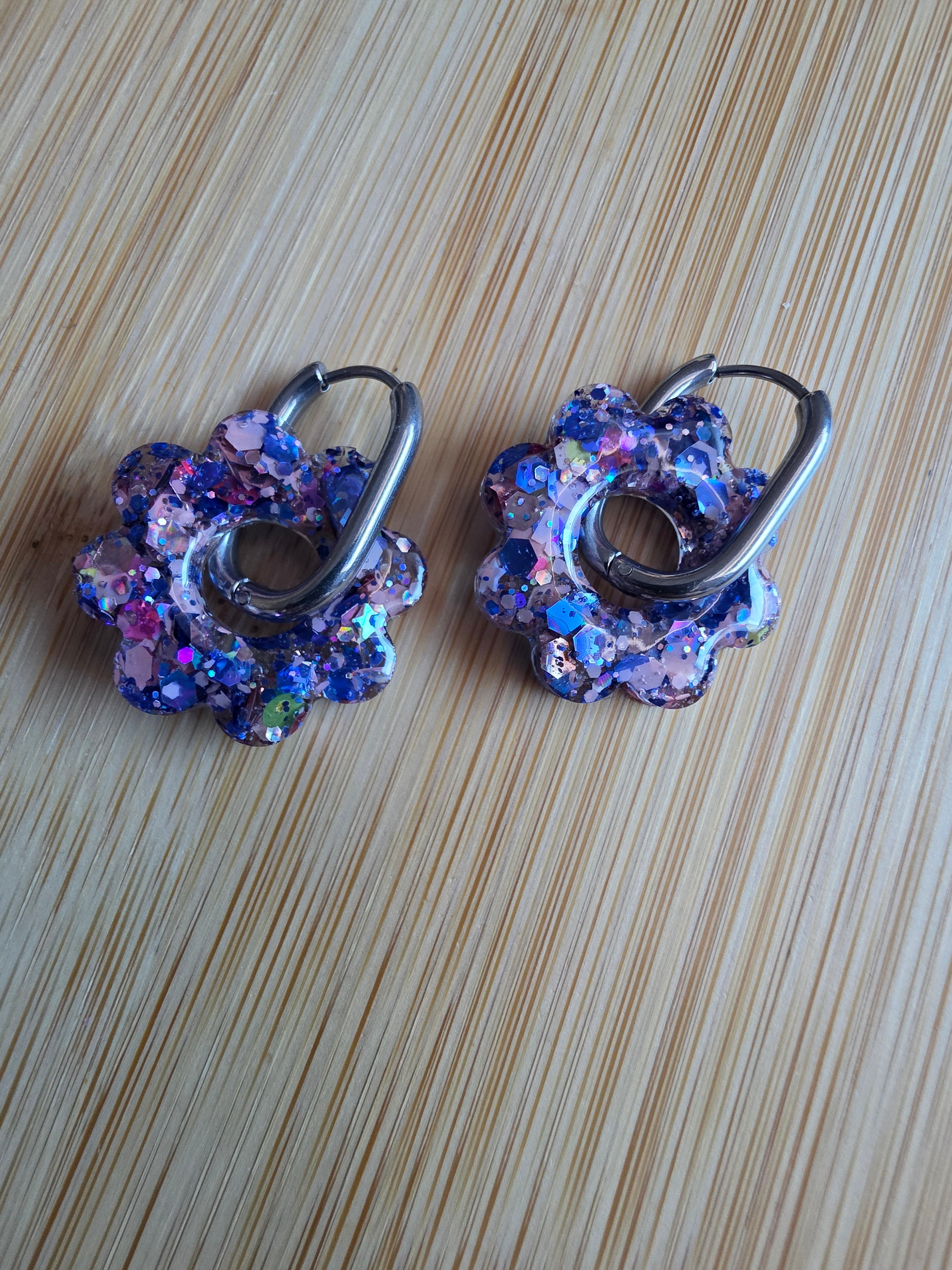 Pampilles en résine Sixtie multicolore