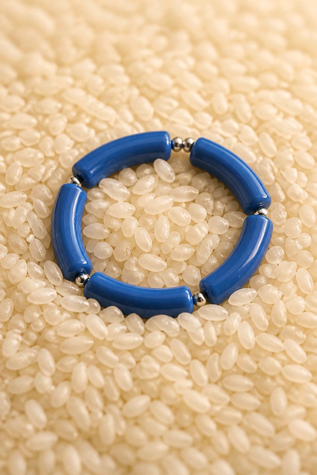 Bracelet tubes full bleu