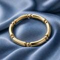 Bracelet tubes full doré