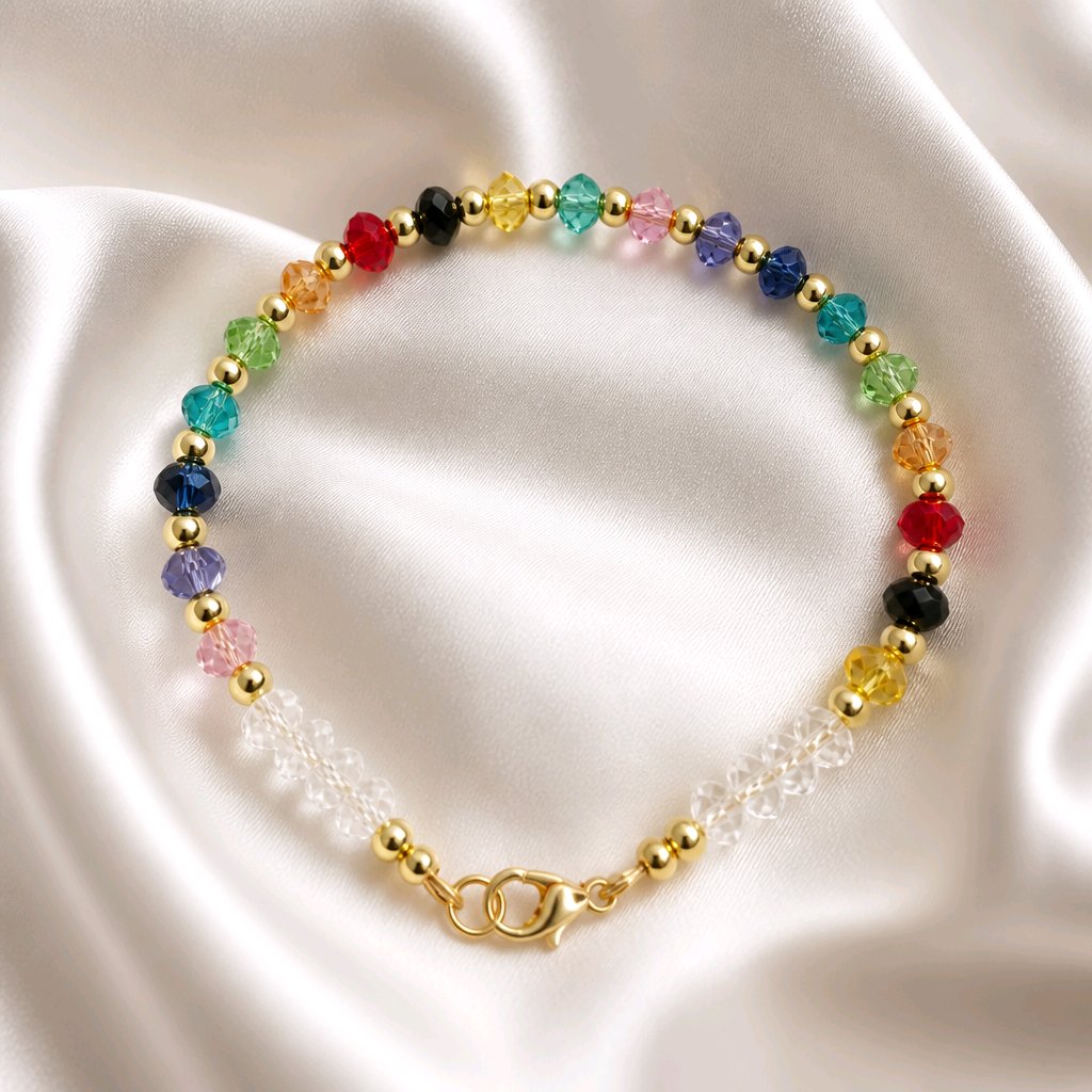 Bracelet en perles cristal