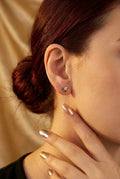 Clous d oreilles jolies fleurs