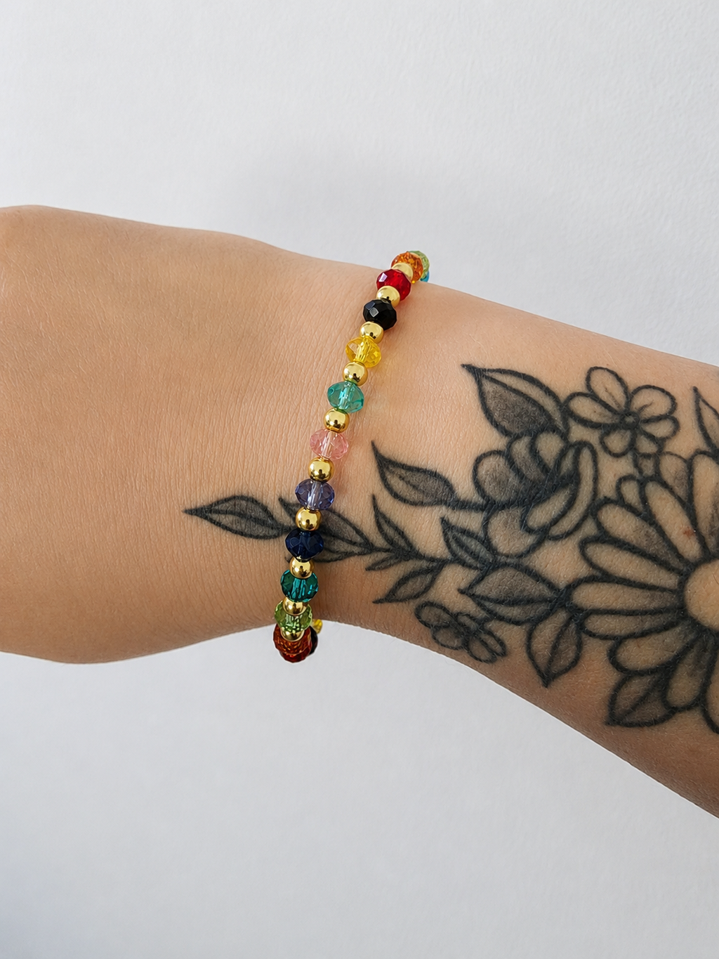 Bracelet en perles cristal