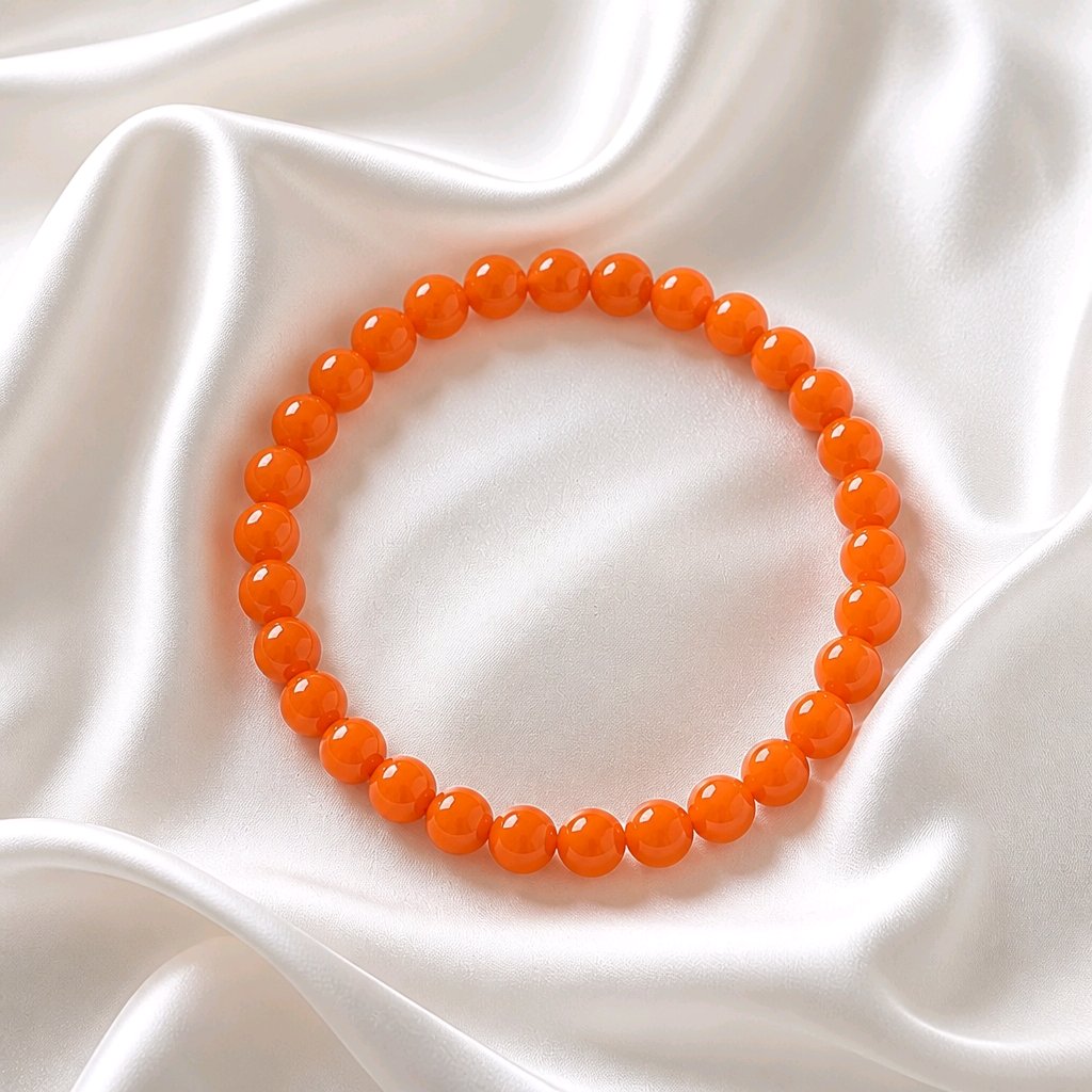 Bracelet orange uni fluo